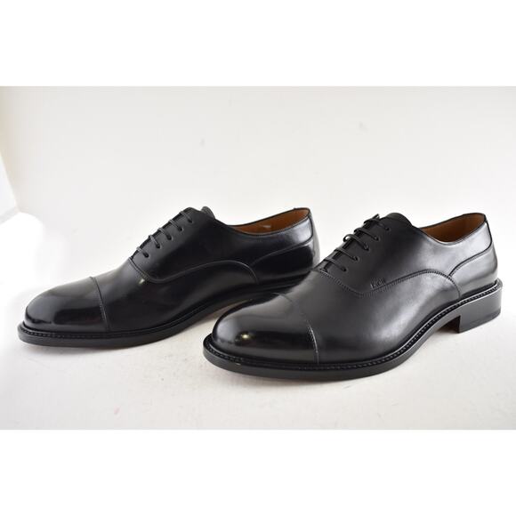 Dior Embassy Oxford Loafer Black Calfskin Leather Flat Lace Up Dress Shoes 42 9 - Picture 15 of 16